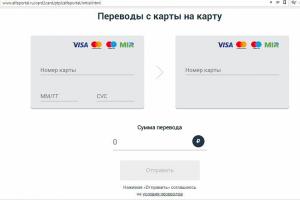How to transfer money to a card knowing only the card number - 4 main methods